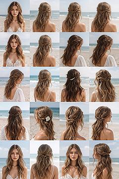 25 Best Beach Wedding Hairstyles for a Flawless Seaside Look