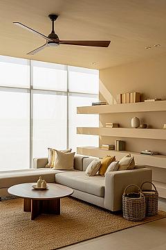 Open Floor Layout: Natural Minimalist Home & Spring Aesthetic Decor