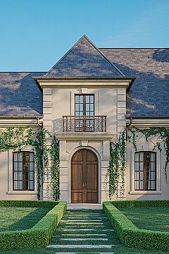 Timeless French Country Homes: New Home Designs Exterior
