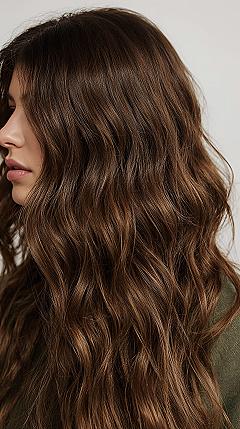 Stunning Dark Brown Balayage: Rich Tones and Subtle Layers