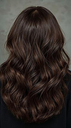 Rich Chocolate Layered Haircuts for Luxurious Volume: Dark Brown Layers