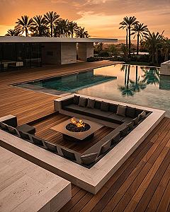 Luxury Pool Area Ideas for Modern Outdoor Living & Entertainment