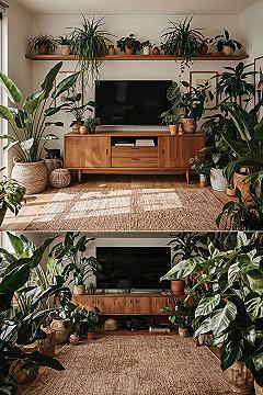 Lush Greenery Haven: Plant Decoration Living Room Ideas
