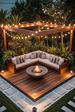 Pergola & Fire Pit Ideas: Create Your Dream Deck Backyard