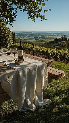 Tuscan Vistas: Vineyards, Castles & Italian Countryside