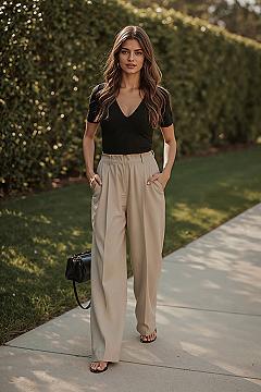 Attractive Work Outfits: Spring 2025 Wide Leg Pants Guide