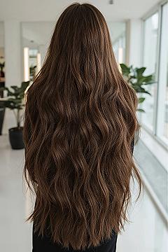 Dramatic V-Shape Layers: Extra Long Haircut for Maximum Flow