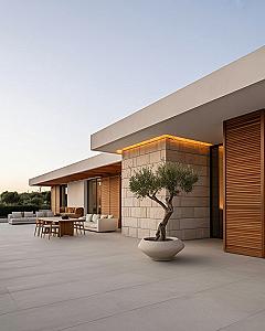 Modern Villa Elevation: Contemporary House Exterior Perfection