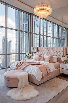 Plush Pink Apartment Bedroom: Latest Interior Design Trends