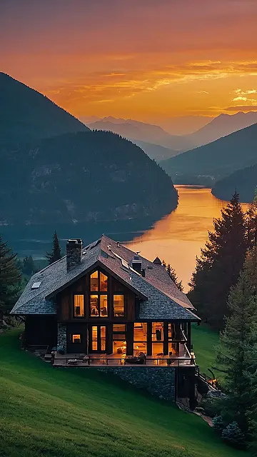 Rustic Luxury Stunning Mountain House Inspirations