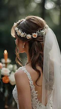Chic Wedding Hairstyles and Veil Combinations