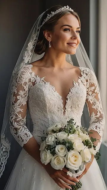 Romantic Wedding Hairstyles Perfect with Veils