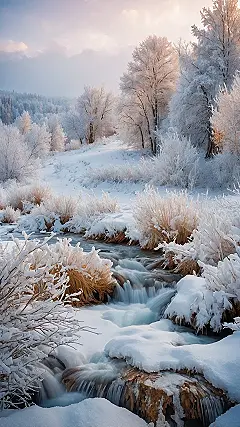Frosty Digital Canvas