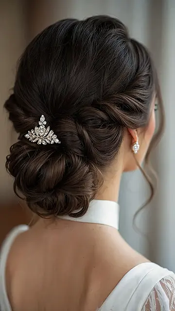 Minimalist “I Do” Hair