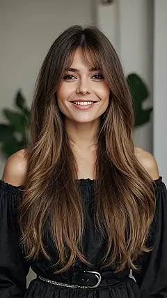 Chic Bangs, Defined Look