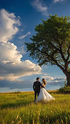 Cosmic Couple Canvas