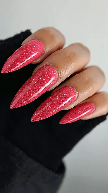 Blush & Bling Nails