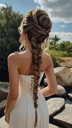 Glimmering Wedding Mane