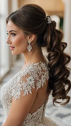 Brunette Bridal Party