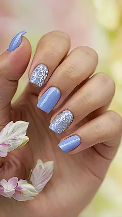 Periwinkle Power: 2025 Mani