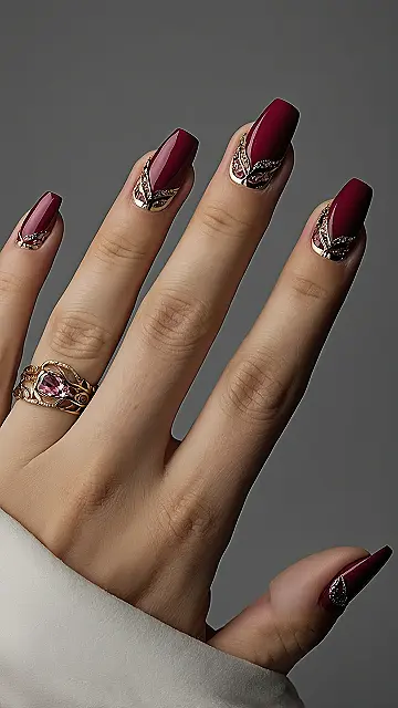 Glimmering Autumn Tips