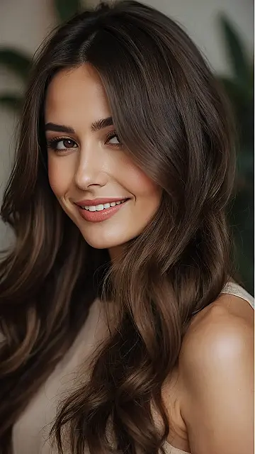 Glossy Brown Grandeur