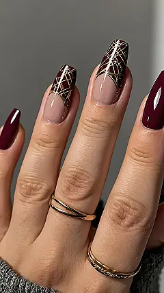 Gilded Garnet Glam