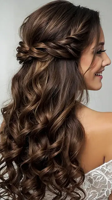 Curly Bridal Bliss