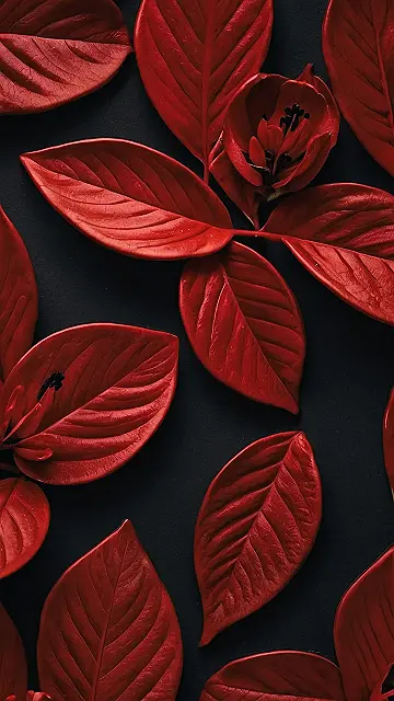 Scarlet Cityscapes: Wallpaper 2025