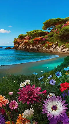 Petal Splash Wallpaper