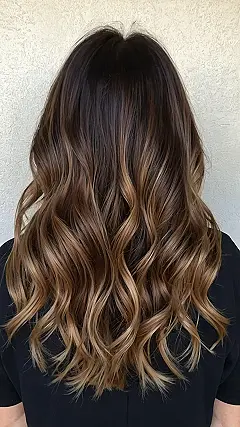 Swirling Chocolate Balayage