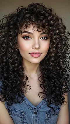 Curl-Approved Bangs