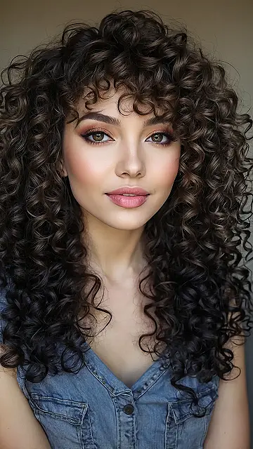 Curl-Approved Bangs
