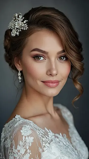 Chin-Length Chic: Wedding Style