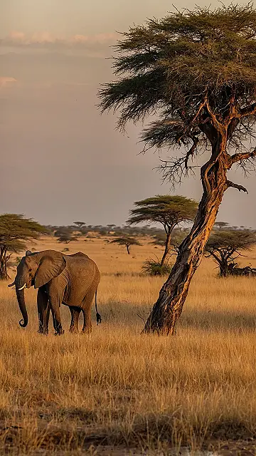 Sun-Kissed Safari Subjects