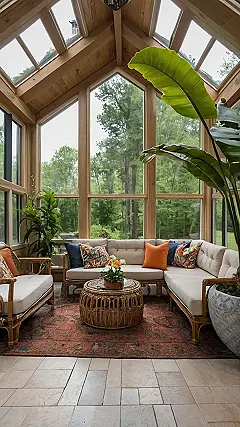 Modern Sunroom Serenity