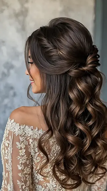 Your Bridal Half-Up Moment