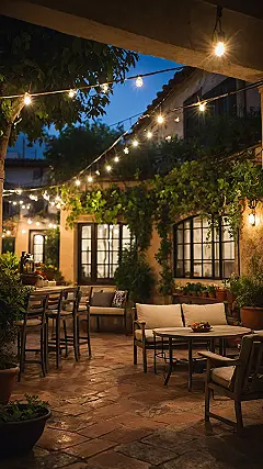 Italian Bistro Backyard