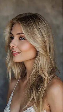 Elegant Blonde Aura