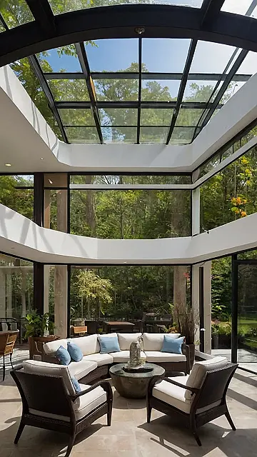 Nature’s Farmhouse Sunroom