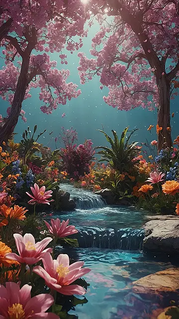 Vibrant Bloom Screen