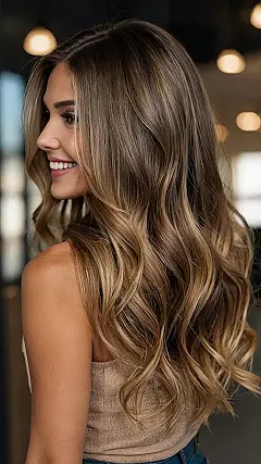 Dark Balayage: Beachy Keen