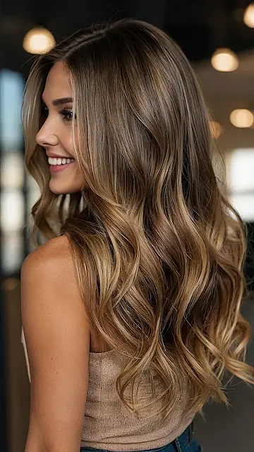 Dark Balayage: Beachy Keen