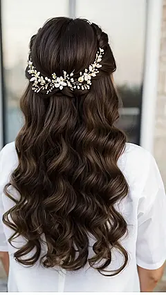 Effortless Bridal Curls