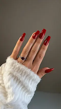 Crimson Holiday Glam