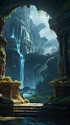 Waterfall’s Embrace