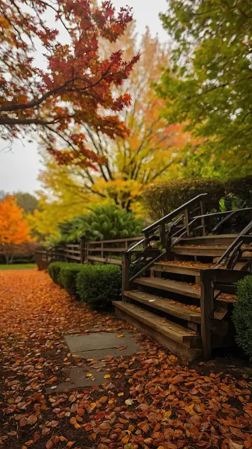 Fall Garden Steps: