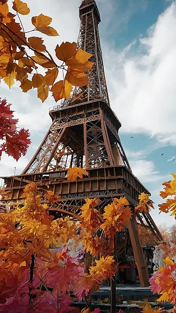 “Eiffel in Love with Autumn”