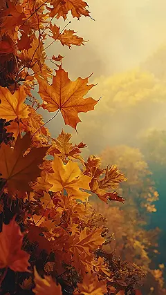 Autumn Leaves: A Golden Symphony