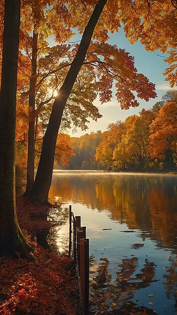 Autumn’s Golden Reflection
